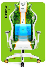 Fotel gamingowy Diablo X-One 2.0 King Size, Craft Edition