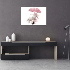 Obraz na szkle - Zwierzątko akwarelowe N⁰3 (70x50 cm)