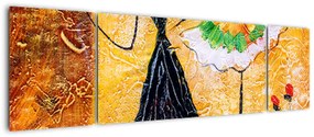 Obraz - Tańczące baletnice, obraz olejny (170x50 cm)