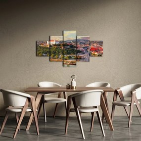 Obraz - Panorama Bratysławy, Słowacja (125x70 cm)