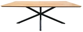 Stół z blatem w dekorze dębu 100x200 cm Cesura – Unique Furniture