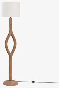 Lampa Podłogowa Gracia Z Drewna Mango Drewno Mango - Sklum