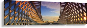 Obraz nowoczesnej architektury mostowej (170x50 cm)