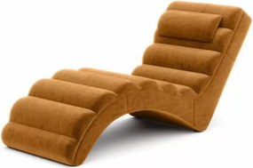 Nowoczesny szezlong Mimi z poduszką chesterfield