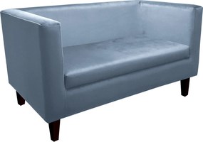 Sofa Monaco : Kolor nogi - Venge, Kolor tkaniny - VELVET - BL06, Typ tkaniny - Velvet, Wysokość nogi - 15 cm
