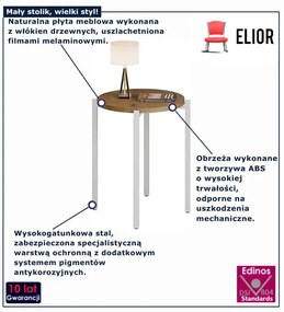 Okrągły stolik kawowy dąb lancelot  F9-D95