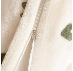 PrzytulneMieszkanie.pl PrzytulneMieszkanie.pl Pościel z mikropluszu HEARTINO kremowa Rozmiar pościeli: 70 x 90 cm | 140 x 220 cm