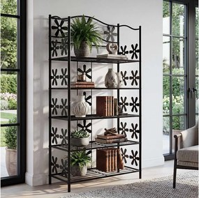 Półka na buty Bern,  5 półek, wysokość 112 cm