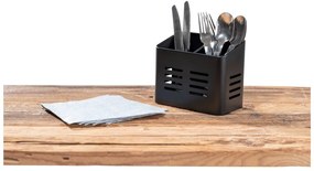 Metalowe stojaki na sztućce i serwetki zestaw 2 szt. Black Outdoor Kitchen Baco – Wenko
