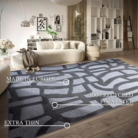 Ciemnoniebieski dywan z włókien z recyklingu 160x230 cm Therese – Villeroy&amp;Boch