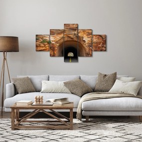 Obraz - tunel w skale (125x70 cm)