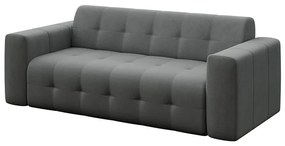 Szara aksamitna sofa 223 cm Tuil – Rodier