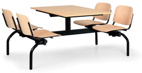 Euroseat Zestaw kuchenny 1930 x 1200 - siedziska buk, blat buk