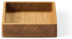 Drewniany pojemnik dekoracyjny w naturalnym kolorze 11x11x3 cm Square S – LIND DNA
