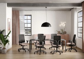 Krzesło biurowe Skill Net Black, zgodne z normą BHP