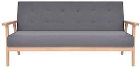 Ciemnoszara sofa do salonu Vabno