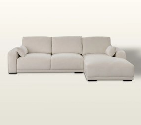 Sofa Silkeborg crème white prawa