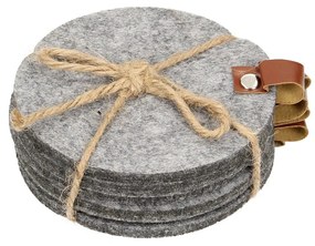Podkładki Felt 6 szt. grey