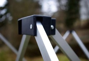 Pawilon ogrodowy PROFI rozkładany 3 x 3 m - winny, 4 ściany