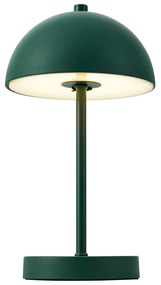 Zewnetrzna Zewnętrzna lampa stołowa ciemnozielona z LED, 3-stopniowy ściemniacz, IP44, ładowalna - Keira Nowoczesny Oswietlenie zewnetrzne
