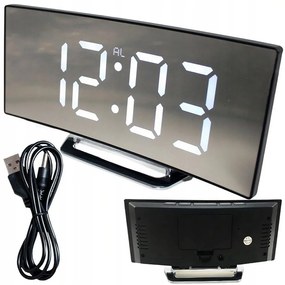 Zegar cyfrowy LED Mirror - DT-6507 (Biała)