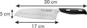 Tescoma Nóż Santoku GrandCHEF, 17 cm