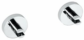 SAPHO XR009 X-Round uchwyty półki szklanej 8 mm,  srebrny