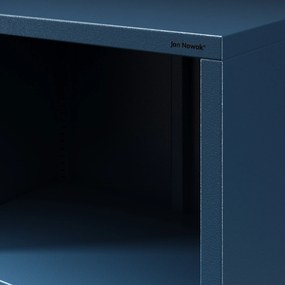 Regał na książki MARIO, 500 x 1800 x 350 mm, Modern: granatowy