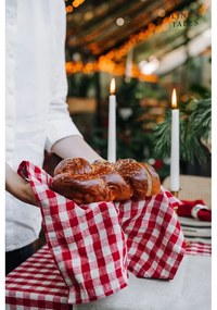 Tekstylna mata stołowa 35x45 cm Red Gingham – Linen Tales
