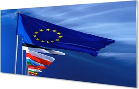 Szklany Panel Różnorodne Barwy Narodowe