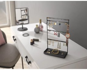 Czarny organizer na biżuterię My Pendants - Metaltex