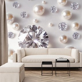 Fototapeta - Perły i diamenty (196x136 cm)