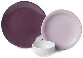 Ceramiczny zestaw talerzy 18 szt. – Hermia