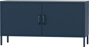 Metalowa szafka RTV dwudrzwiowa Modern Rosa granatowa