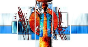 Obraz przedstawiający starożytną osobę (125x70 cm)