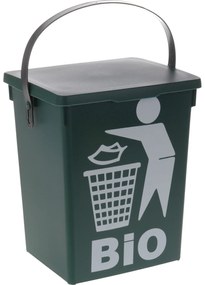 Pojemnik na odpady organiczne z logo BIO, z uchwytem, 5 l