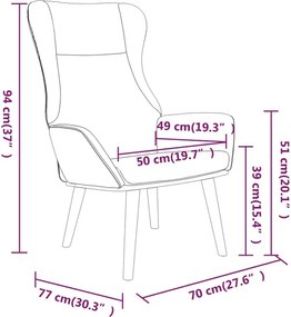 Ciemnoszary tapicerowany fotel wypoczynkowy H3-M80