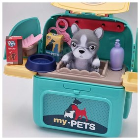 Woopie pies przenośny salon piękoności 2w1 w plecaku transporter