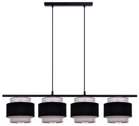 Lampa wisząca na listwie nad stół z 4 abażurami - 6X A533 H9-E45