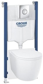 GROHE 103843SH00 - Zestaw 5 w 1 SOLIDO COMPACT 1,13 m ceramika/biała