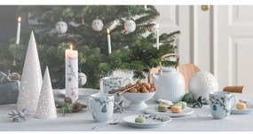Biały porcelanowy talerz ze świątecznym motywem ø 27 cm Hammershøi Christmas – Kähler Design