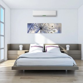 Obraz - Zamarznięty kwiat (170x50 cm)