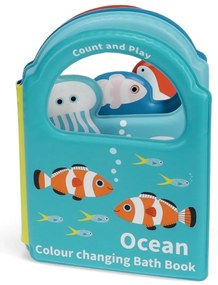 Zabawka interaktywna Colour changing bath book Ocean – Rex London