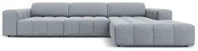 Sofa Narożna LUC 4-miejscowa 284x166x70 Christian Lacroix jasny niebieski light blue