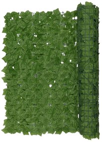 Zielona plastikowa osłona balkonowa 300x100 cm Ivy – Maximex