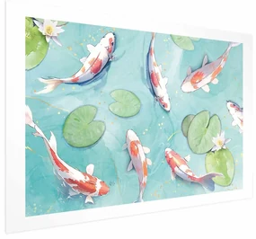 Plakat Staw w Japonii 60x40 cm bez ramy z marginesem ARTGEIST B