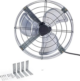 Wentylator Bębnowy SucceBuy 76cm Wysoka Prędkość 3 Prędkości 13000CFM do Magazynu