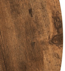 Stolik Kawowy LINCOLN 80 cm Dąb Rustykalny/Czarny Loft