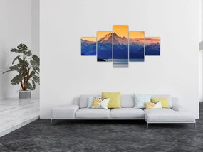 Obraz - Jezioro Pukaki (125x70 cm)