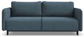Niebieska rozkładana/ze schowkiem sofa 226 cm Luana – Makamii